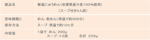 神埼にゅうめん　無塩　スープ付き　伊之助めん